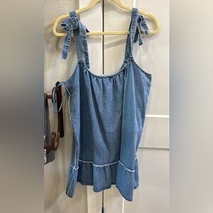 Denim Blue Women's Top